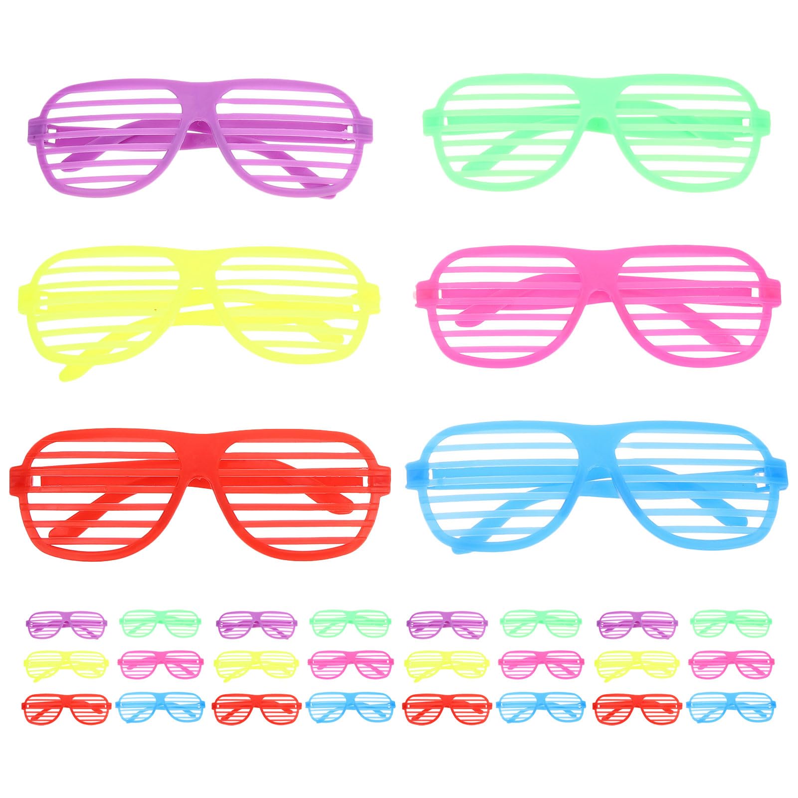 30 Piezas Anteojos De Fiesta En Decoración Gafas De Sol Vasos De Fiesta para Adultos Anteojos Decorativos