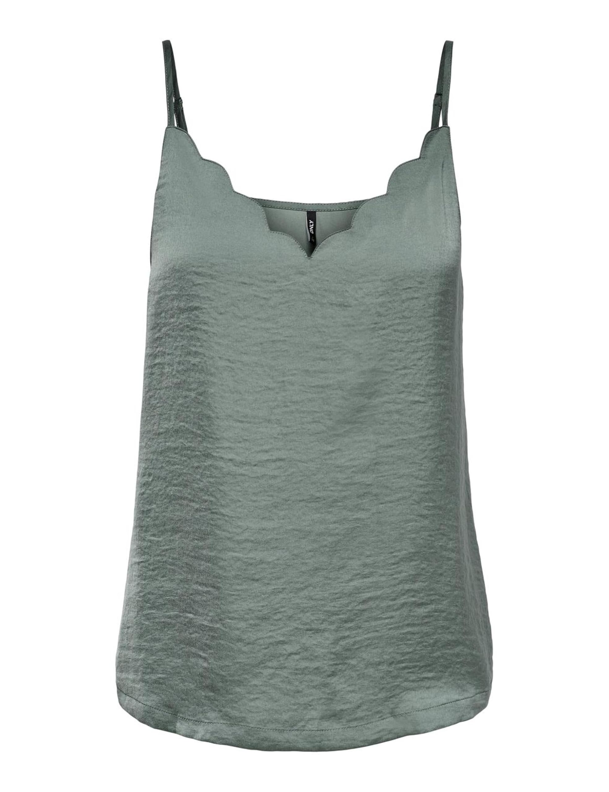 ONLY Women's ONLDEBBIE Singlet NOOS WVN T-Shirt, Balsam Green, 38