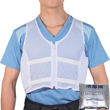Amazon.co.jp: 現場の熱中症対策 作業用メッシュ冷却ベスト