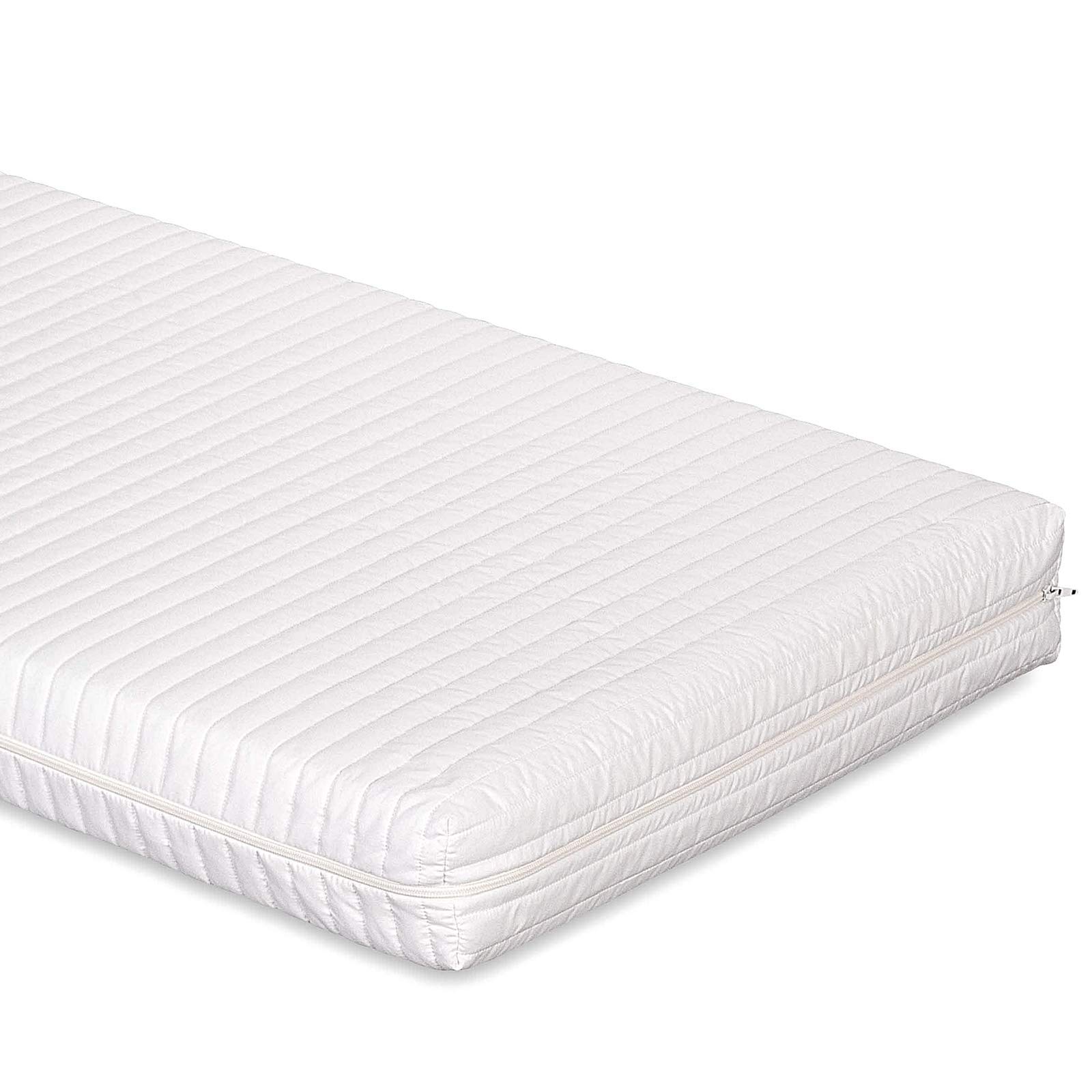 EVERGREENWEB - Materasso Singolo 80x190 in MEMORY FOAM alto 12 cm + Cuscino Letto GRATIS, Rivestimento Trapuntato ANALLERGICO color Bianco, SFODERABILE e Lavabile, per Reti Divani Letti Brandine, EASY