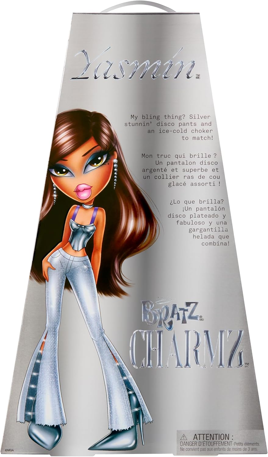 Bratz Charmz Yasmin Fashion Doll with Collectible Charm Bracelet - Image 9