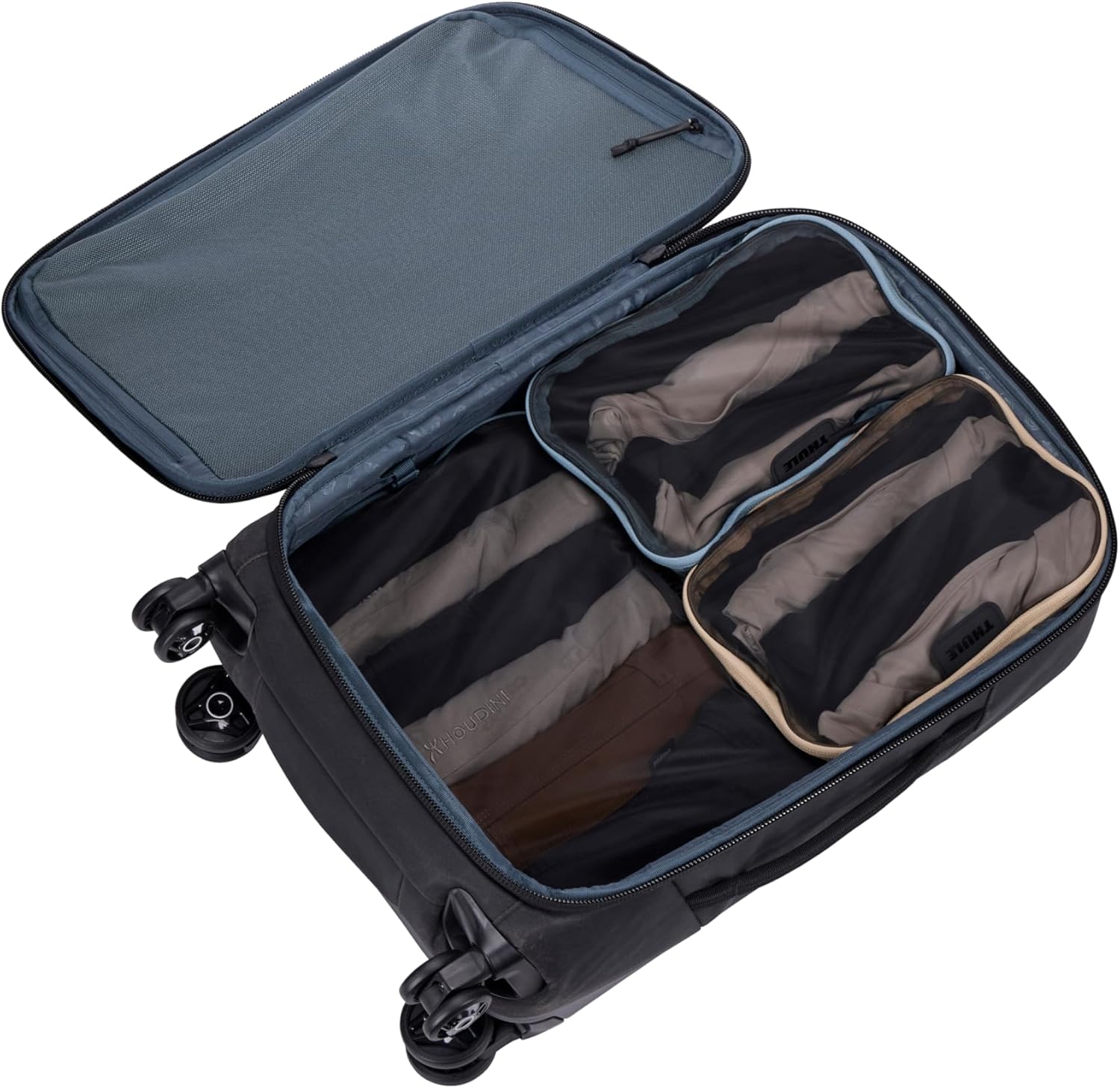 Thule Packing Cube Set, Includes Medium & Small Cubes, Transparent Fabric, Organize Clothing, Easy to Pack