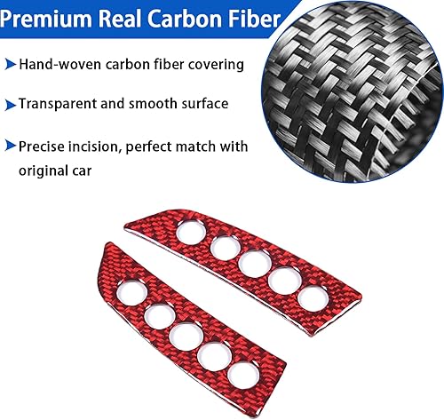 Miniatura 3 de Adhesivo suave de fibra de carbono para panel de instrumentos, compatible con Chevrolet Corvette C8 2020-2024, accesorios adhesivos para cubierta de