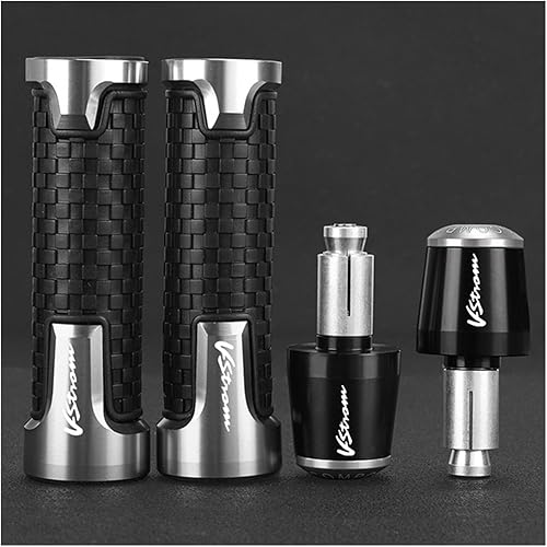for Suzuki DL650 V-Strom DL 650 VSTROM 78" 22MM Motorcycle Handlebar Grips Handle Bar Ends Cap Plug