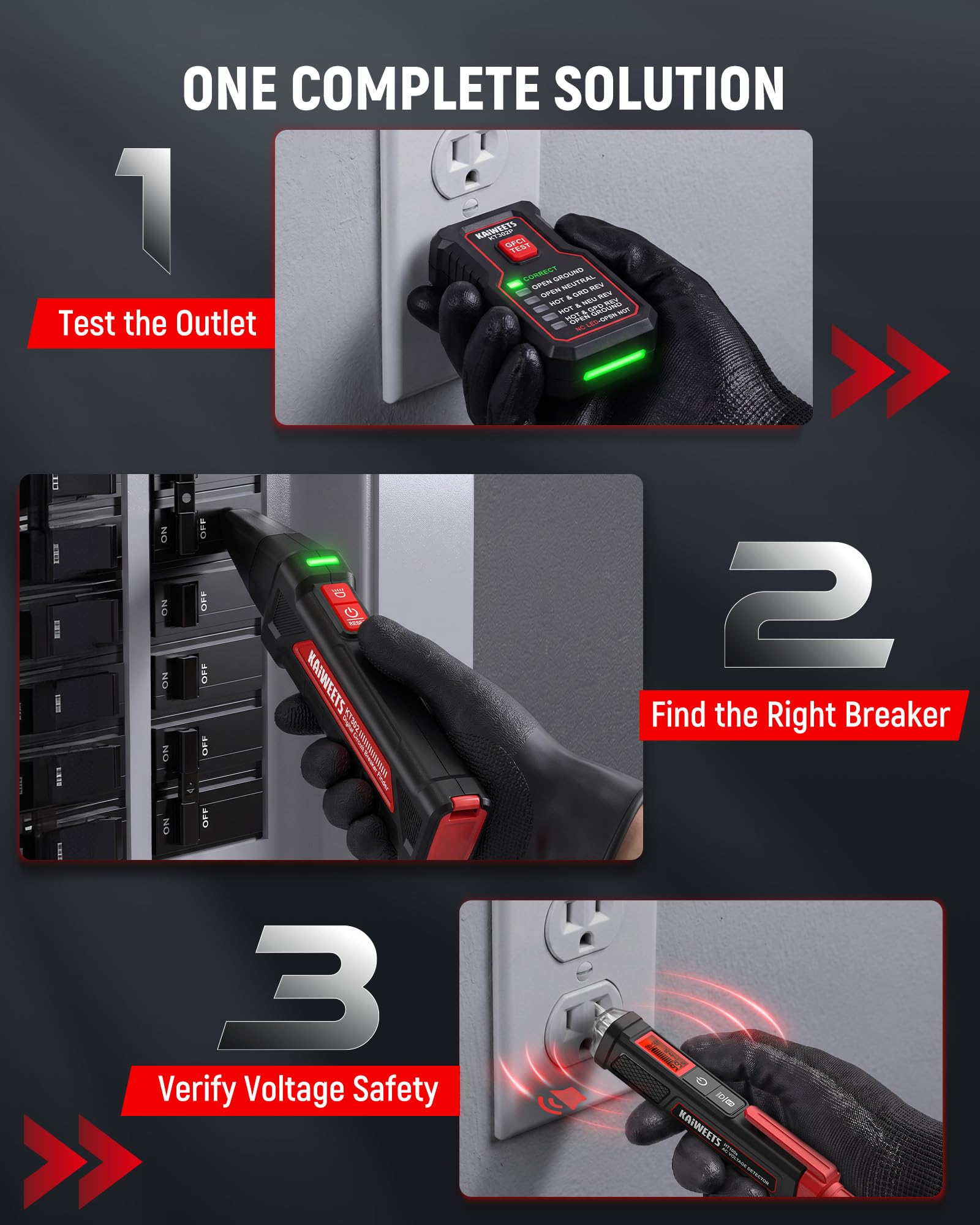 Circuit Breaker Finder Kit - Voltage Tester -2