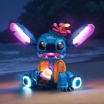 Upgraded Led Light Kit Compatible with Lego 43249 Stitch Toy Building Set, Lights Decoration Compatible with Lego 43249, Gift Idea for Girls, Boys Model Not Included
