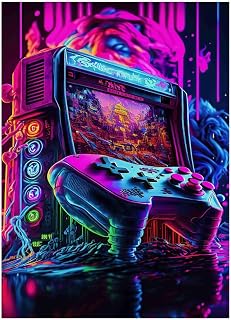 Konsole Neon Arcade 1000pcs Mini Puzzle Für Erwachsene Geburtstagsgeschenk