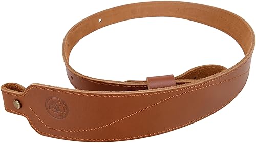 Cinturón de caza de rifle de cuero acolchado cómodo correa de hombro suave cuero genuino accesorios de caza