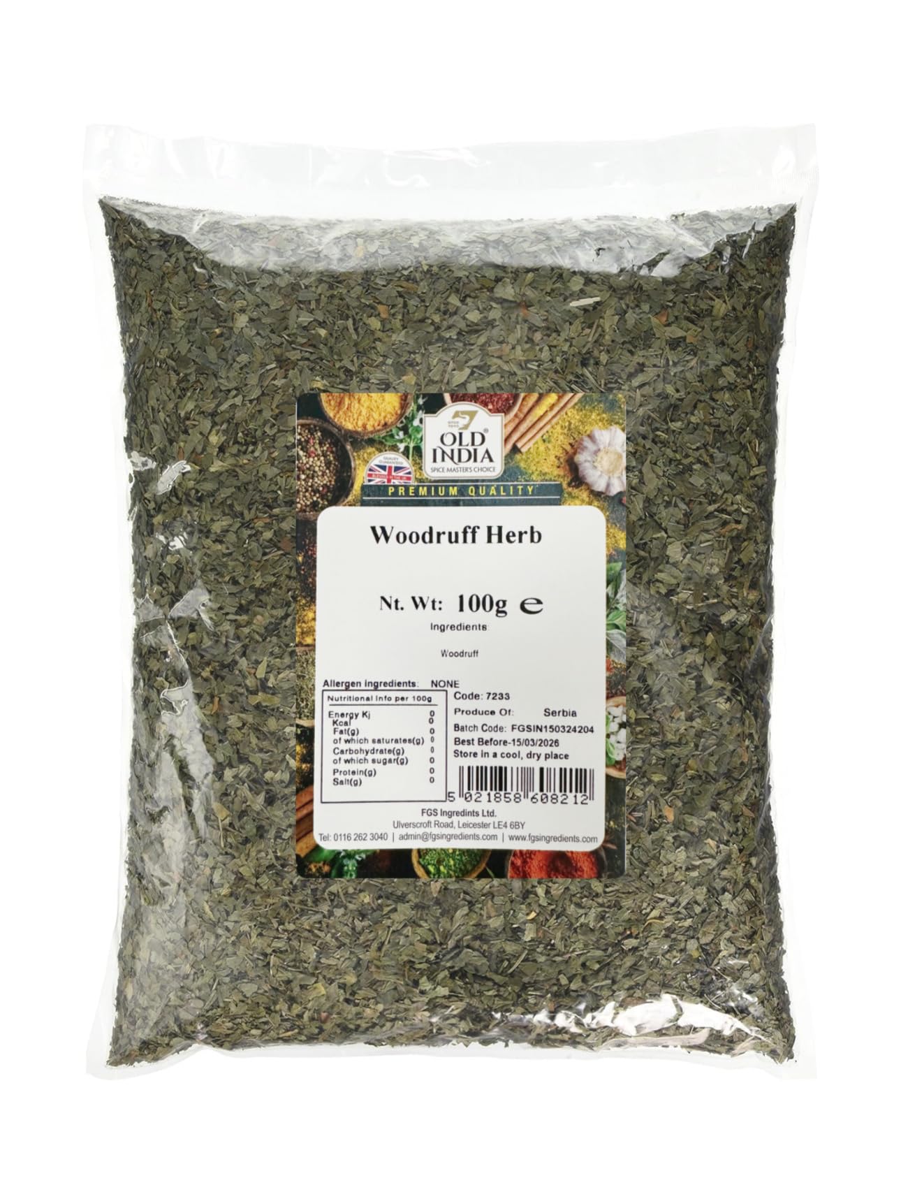 Old India Woodruff Herb 100g