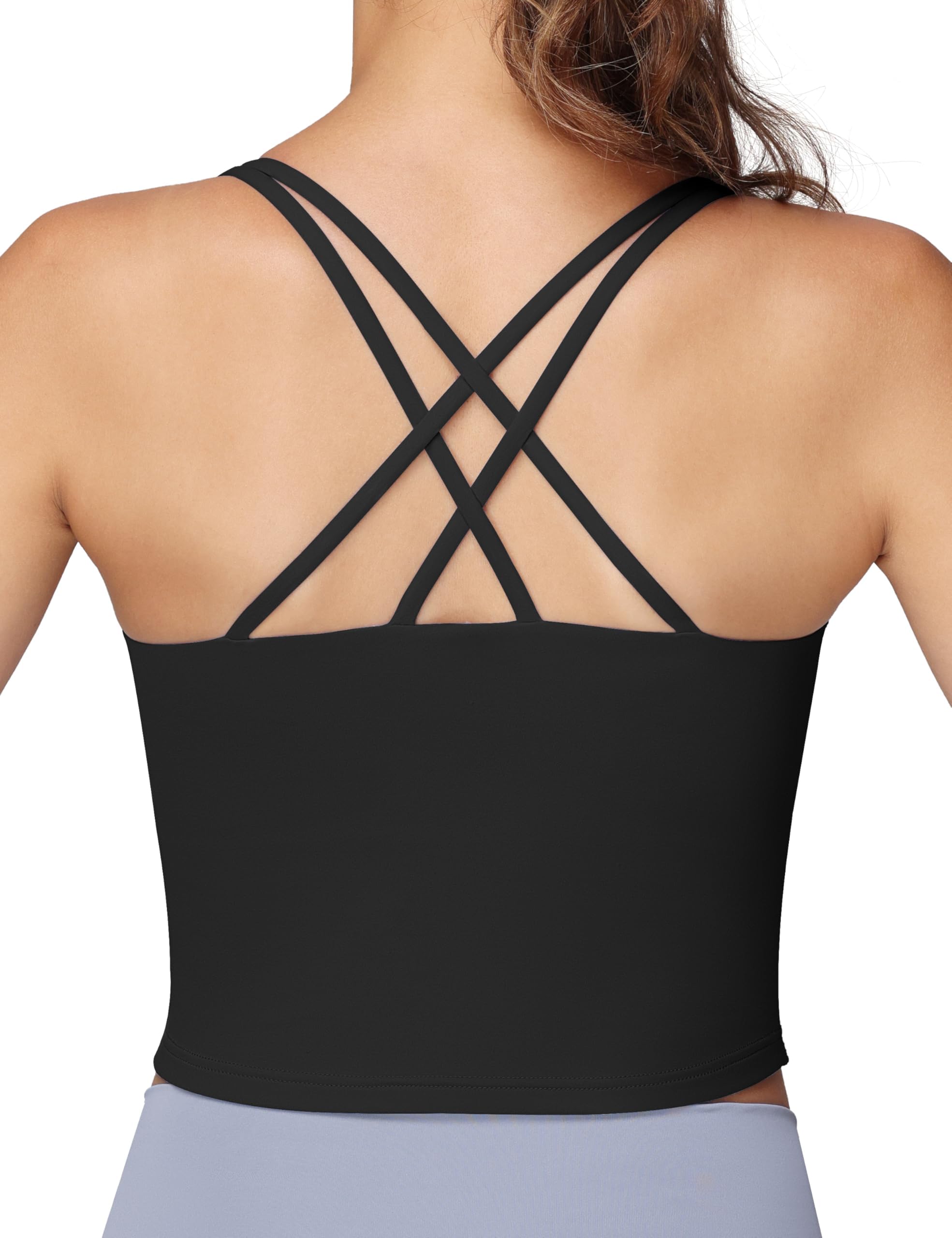 Schwangerschafts Still BH Still Top Damen U-Ausschnitt mit Gekreuztem Rücken Tank Top Yoga Workout Sport BH