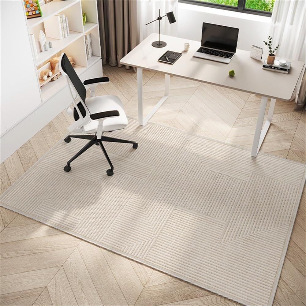 Multifunctional Wooden Floor Protector For Computer Gaming Chairs(Labyrinth,80x120cm)