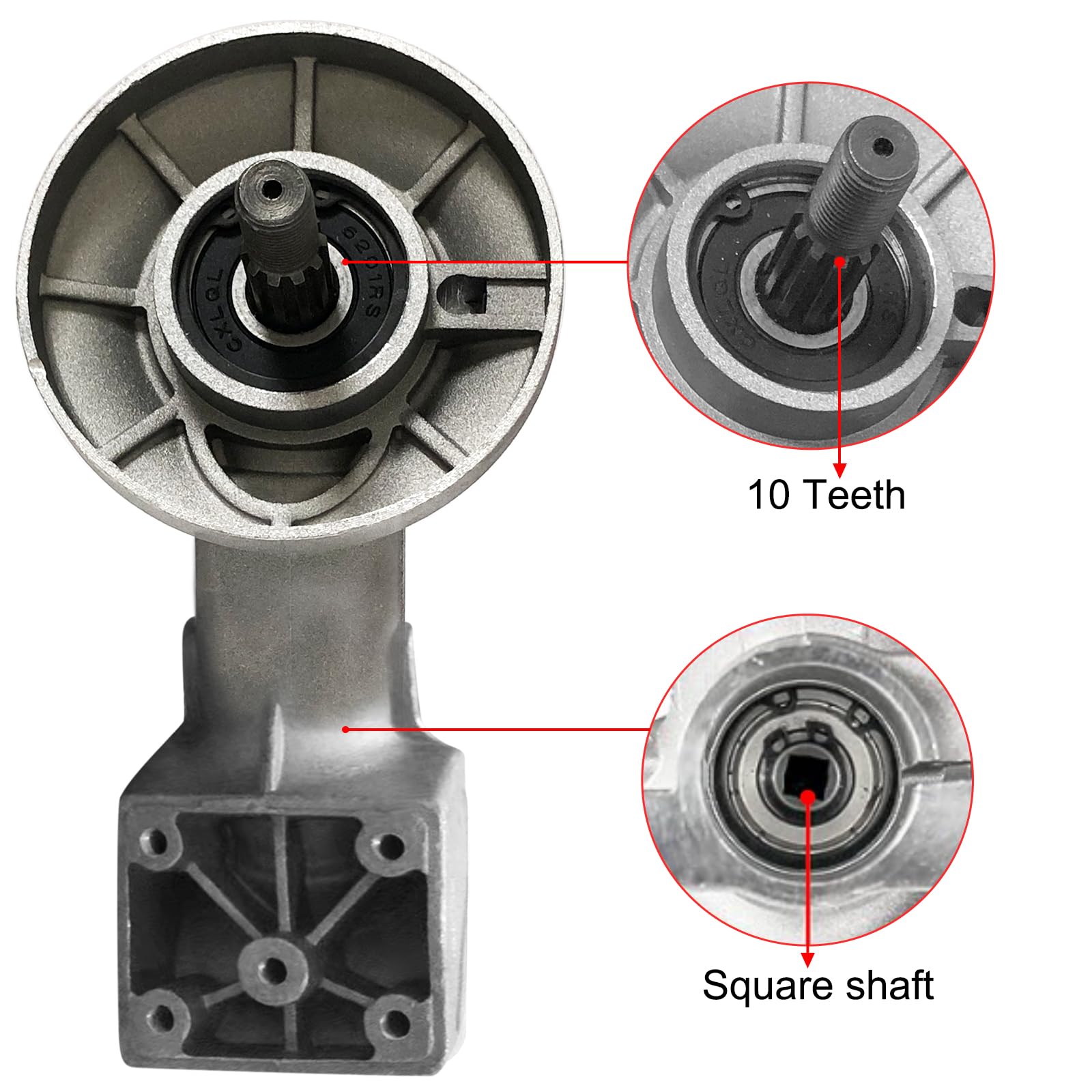 Engrenage Tondeuse Stihl Tête Débroussailleuse HAISHINE Pour STIHL FS120 FS130 FS200 FS250 FS90 FS100 Pièce Rechange 41376400100