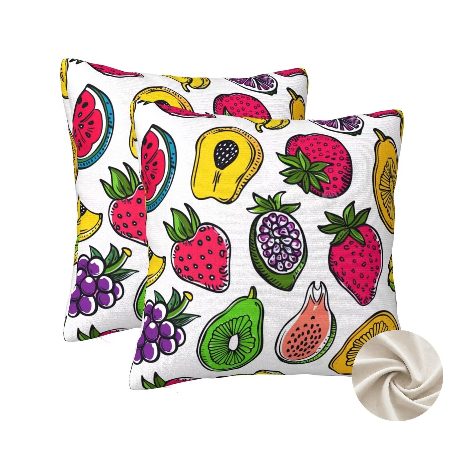 Housse de coussin dessin animé 60x60 taie oreiller canapé déco chambre zt102