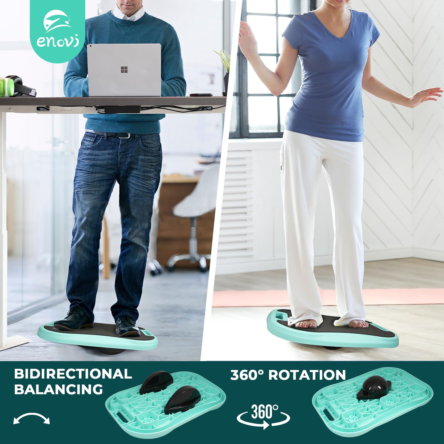 Basic Stepper für das Training zu Hause, Aerobic-Stepper mit weichem Kissen und 2 höhenverstellbaren Erhöhungen