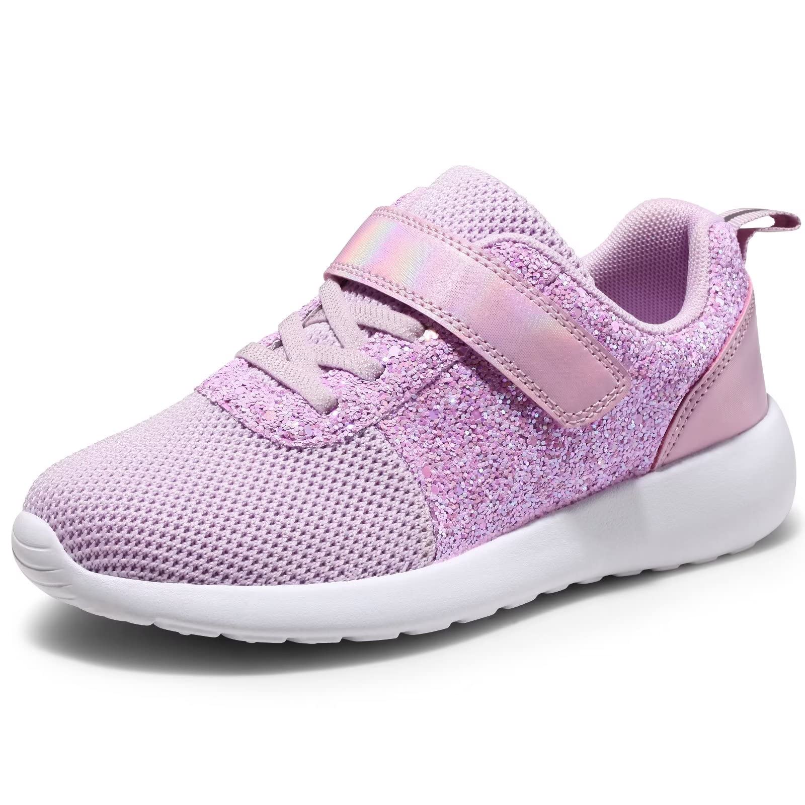 Harvest Land Girls Trainers Kids Athletic Shoes Toddlers Glitter Sneakers Breathable Tennis Running Sports Shoes — view 9