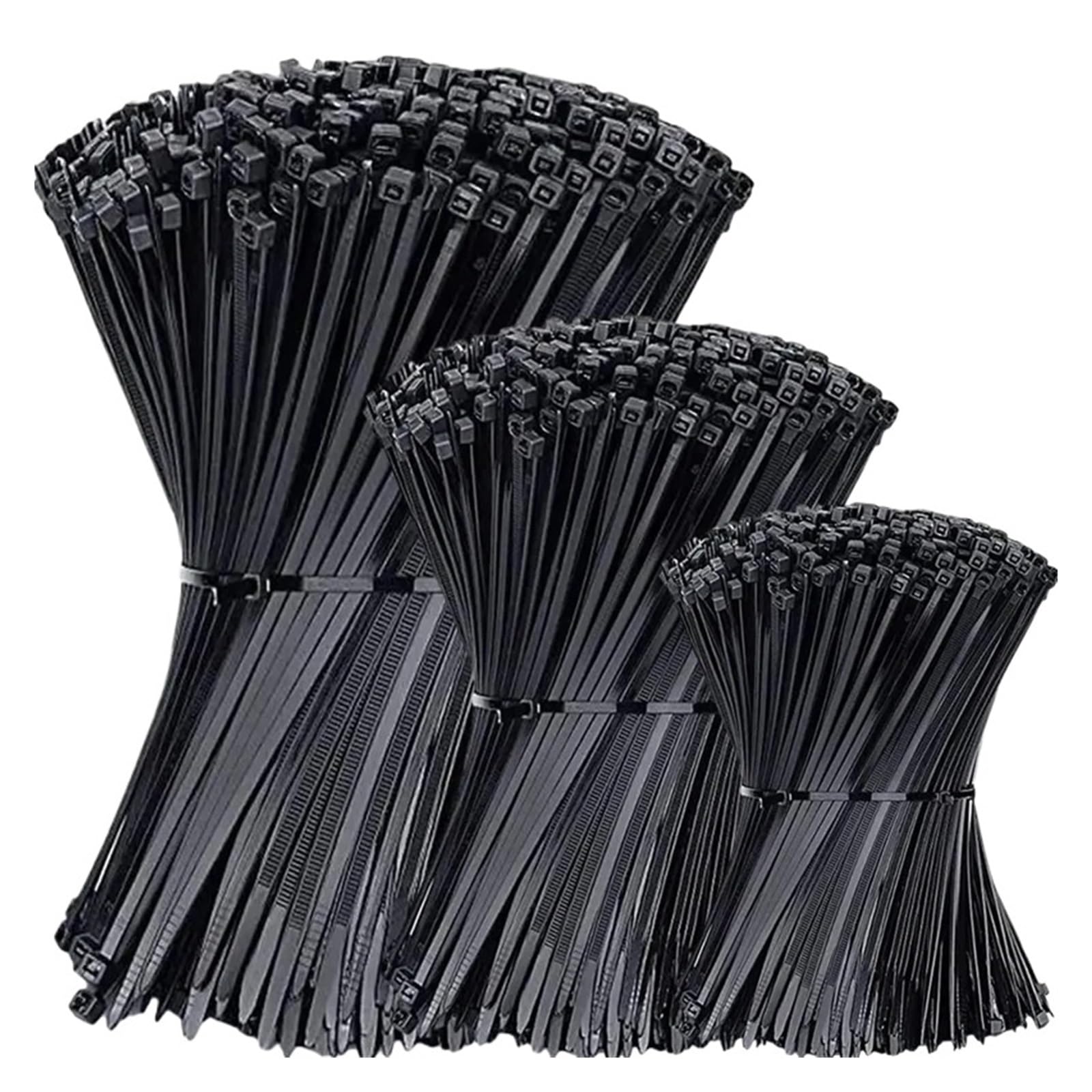 Wszgsbng One Color Self Locking Nylon Cable Ties Plastic Cord Tie Cables Fastening Loop(3X150mm)