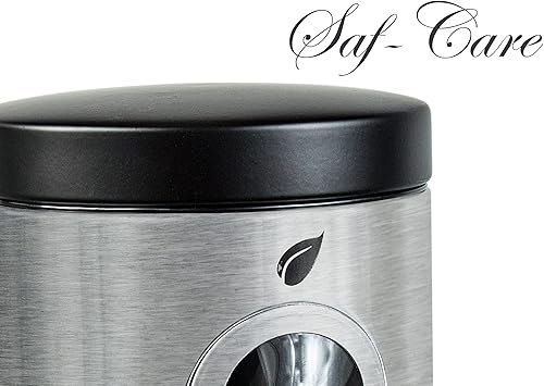 Miniatura 8 de Juego de recipientes de cocina de acero inoxidable para decoración moderna de cocina con múltiples fines de conservación por tapas herméticas