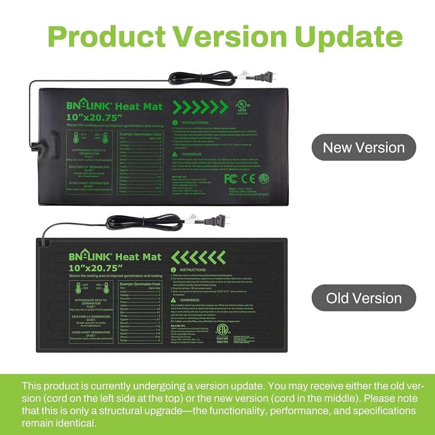 Reptile Heating Pad BN-LINK Seedling Heating Pad 20