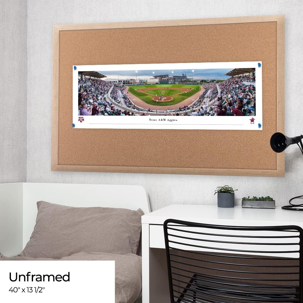 Texas A&M Baseball - Unframed 40 x 13.5 Poster by Blakeway Panoramas
