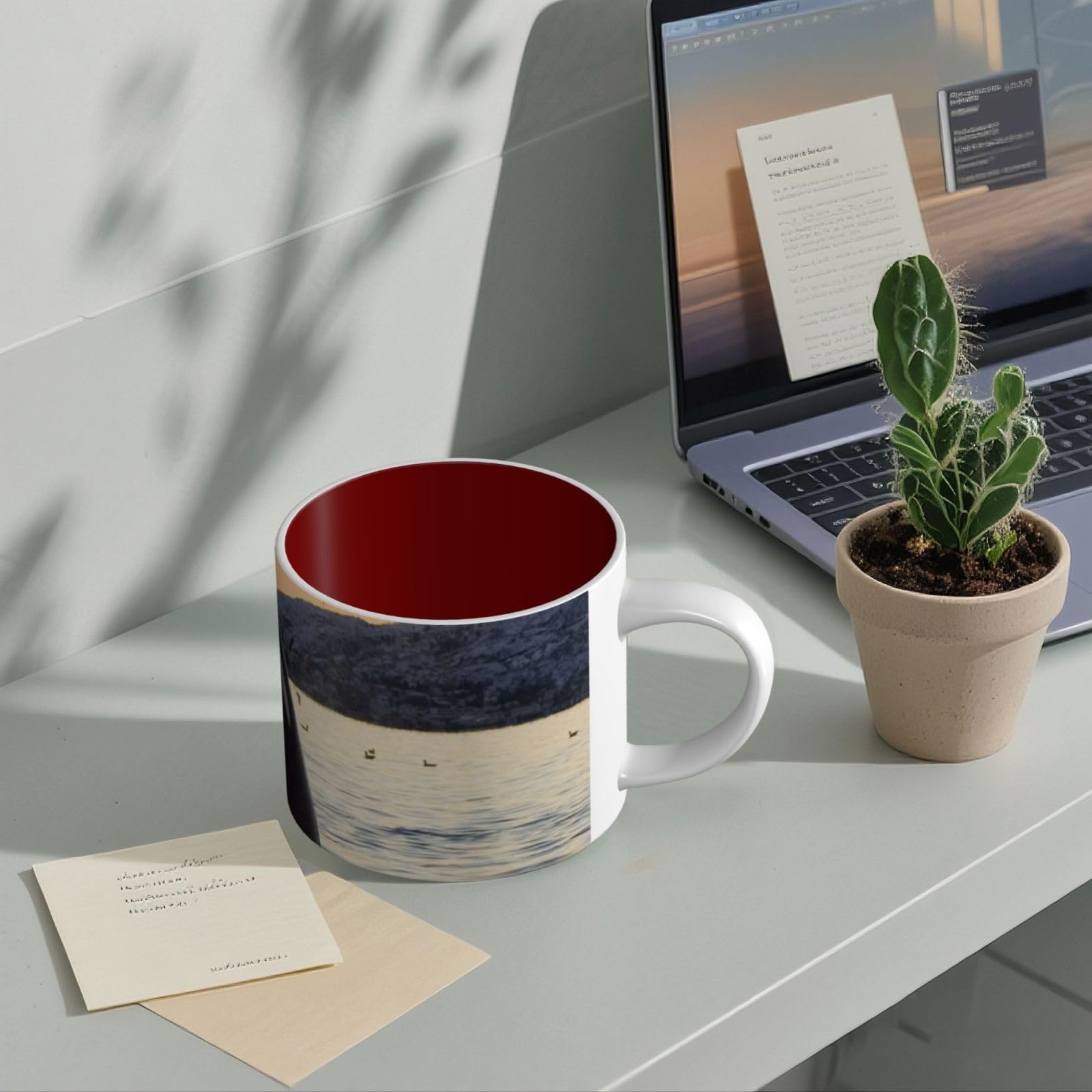 Killer Whale drukowane kubki ceramiczne o dużej pojemności filiżanka do kawy