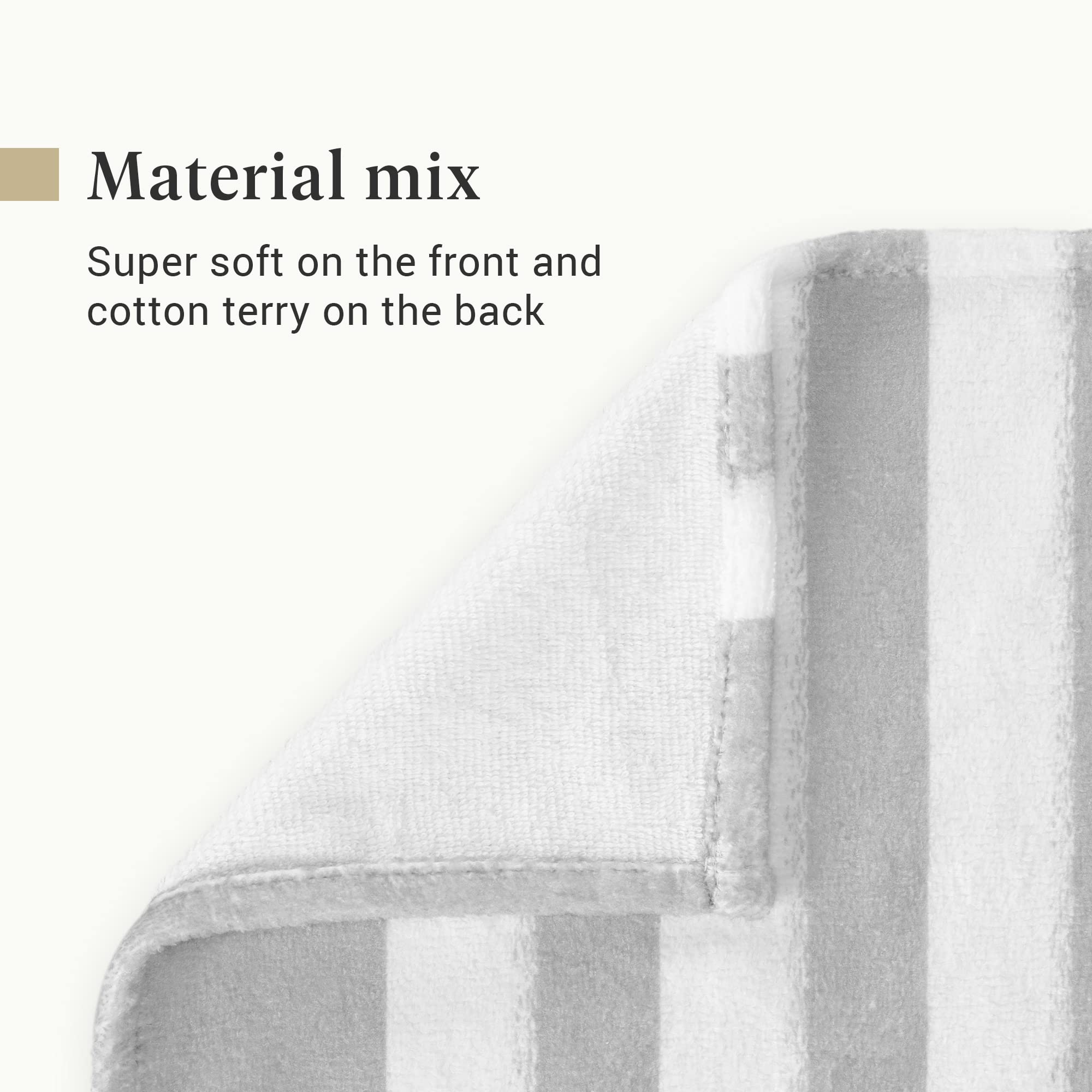 Telo Mare Grande 90x180cm - Asciugamano Spiaggia Misto Cotone, Assorbente E Leggero - Foto 9