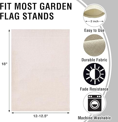 Miniatura 2 de Artofy Cardinal Spring - Bandera decorativa para el hogar, jardín, patio, césped, verano, decoración de bienvenida de verano, pájaros rojos y