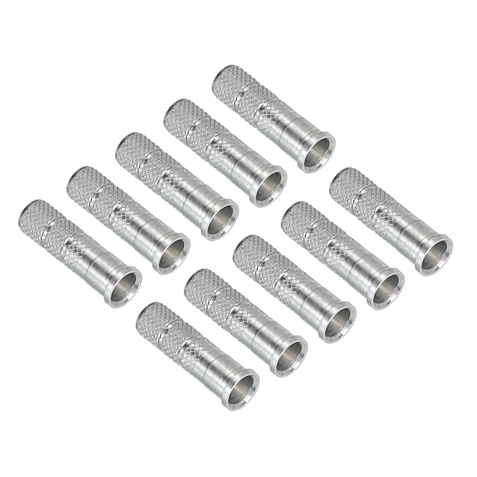 12 Inserts Aluminium Pour Flèches De Tir à L'arc - Diamètre 0.244" (6.2mm/7.2mm)