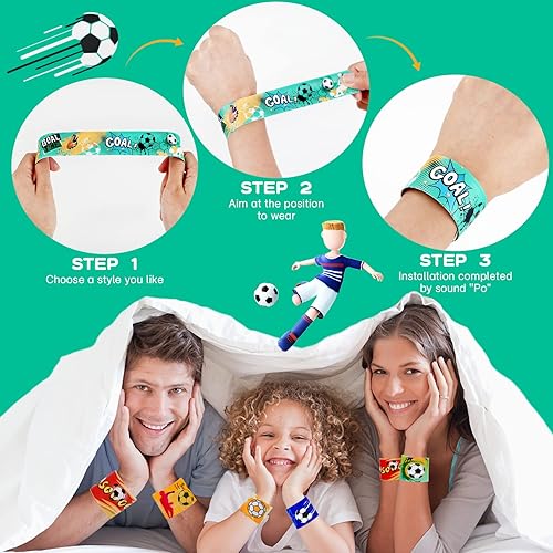 Miniatura 5 de 20 pulseras de bofetada para niños, regalos de fiesta de cumpleaños, caja del tesoro, juguetes para niños, premios de aula, dinosaurio, pulseras de