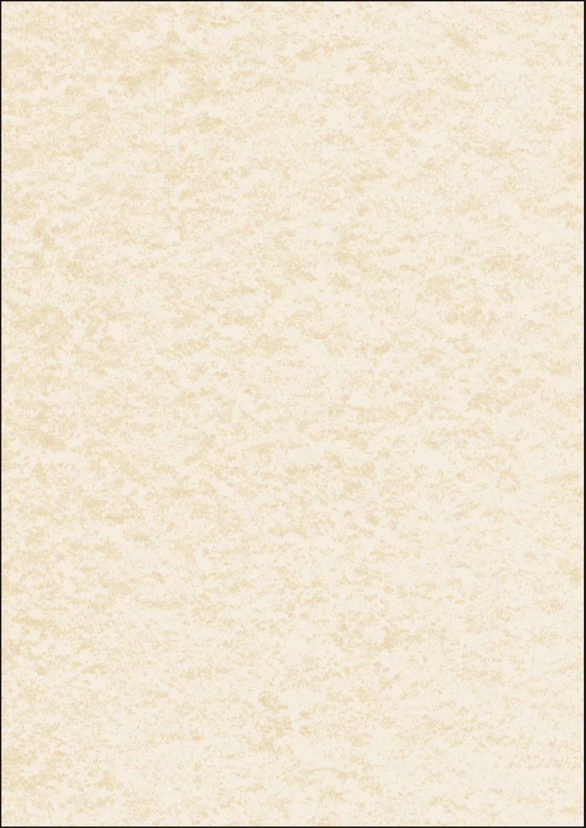 SIGEL DP605 TextuRed Writing Paper, parchment motif, A4, 90 gsm, double sided, Beige, 100 sheets