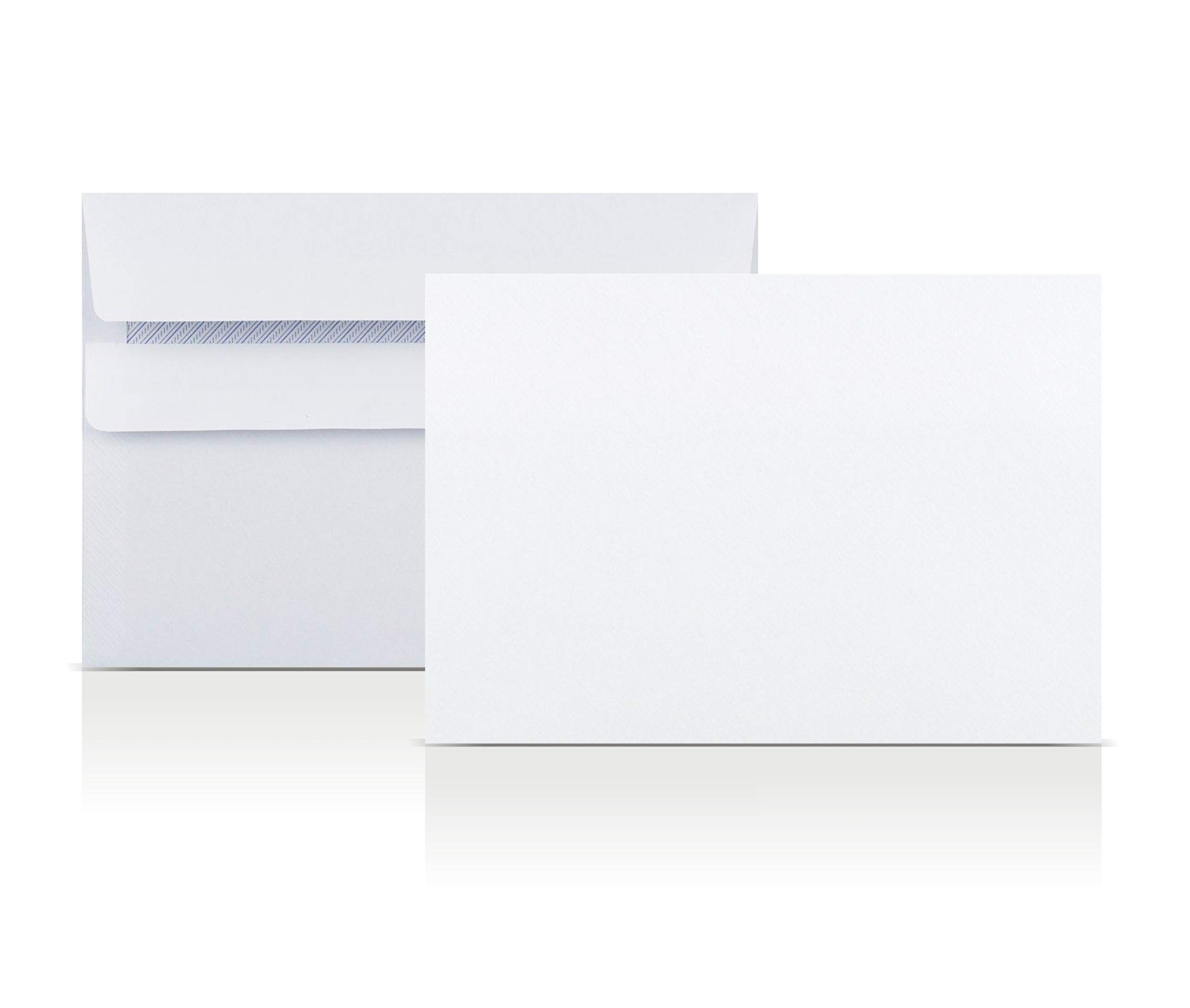 AKAR C6 Plain White Self-Seal Wallet Envelopes - 90gsm - 114x162 mm (Pack of 5,000)