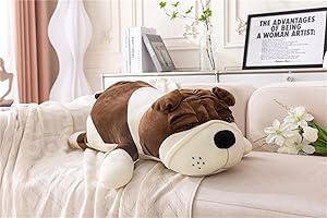 Adorably Expressive English Bulldog Stuffed Animal