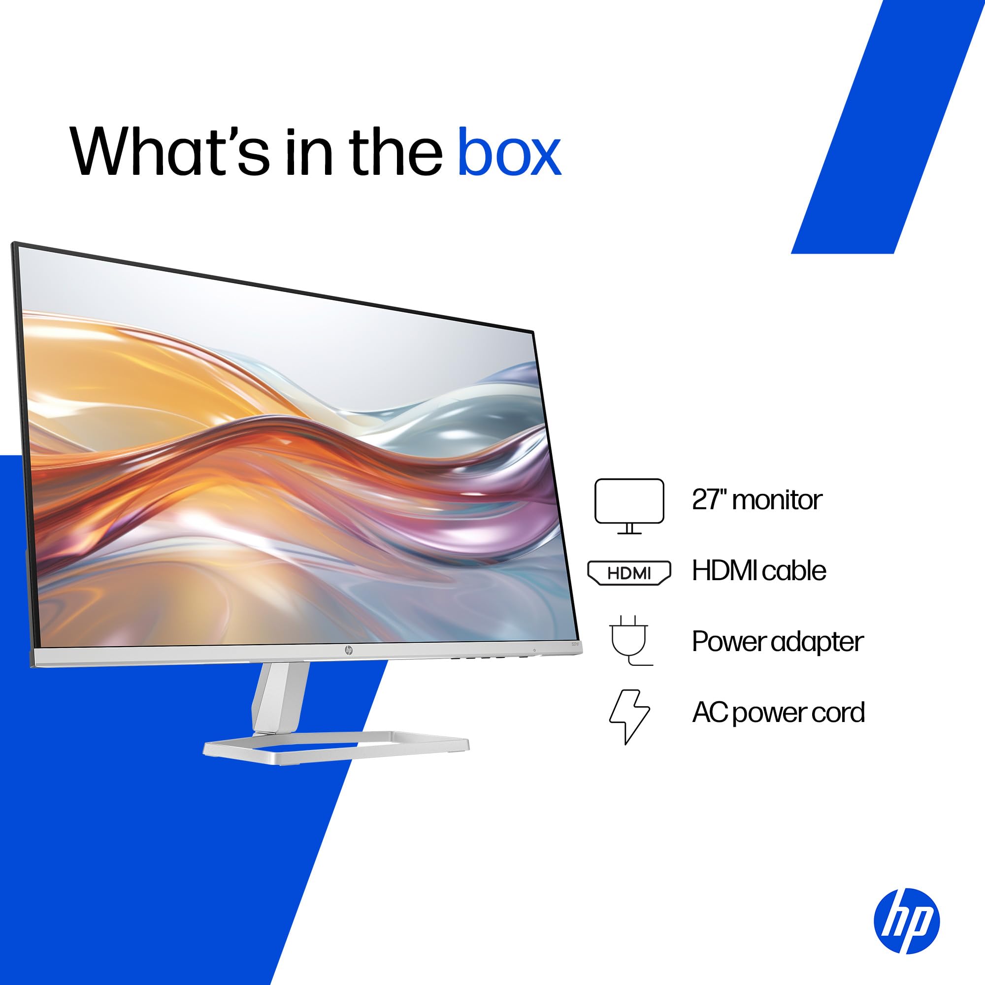 HP Series 5 27 inch(68.6cm) FHD Monitor - Eye Safe Certified, 99