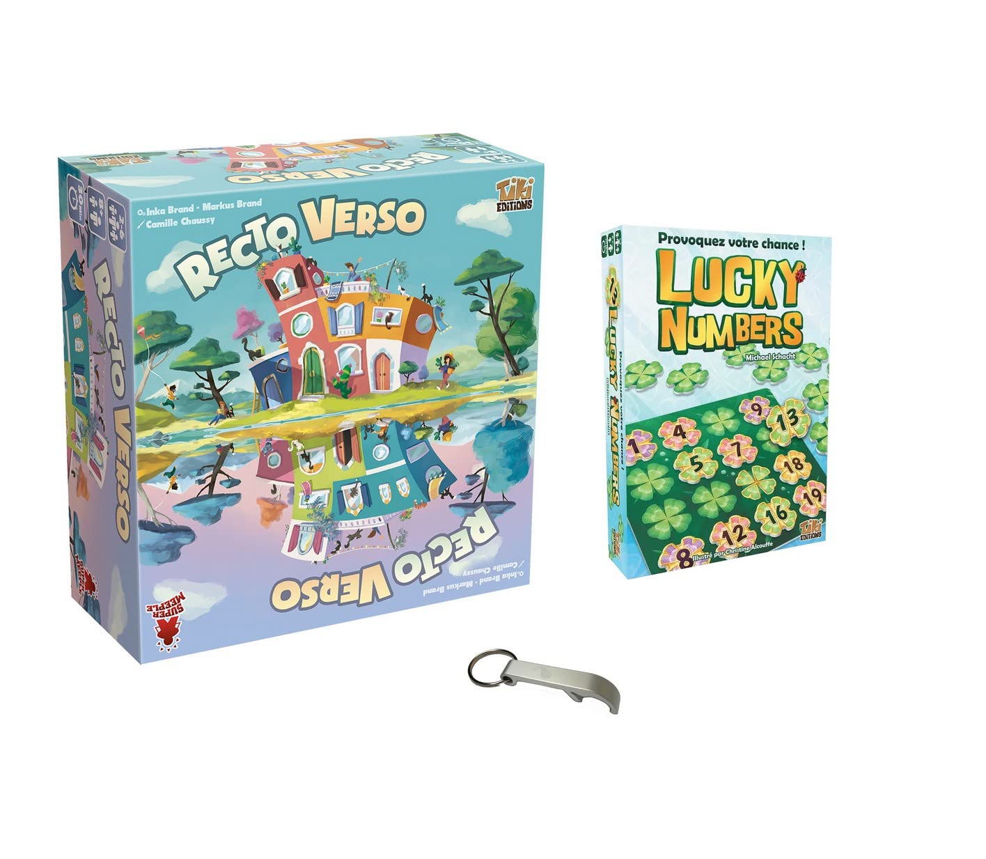 Lucky Numbers Set + Reverse French Version + 1 Blumie Bottle Opener