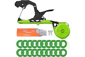 FUNteck Plant Tying Machine with Green Tape