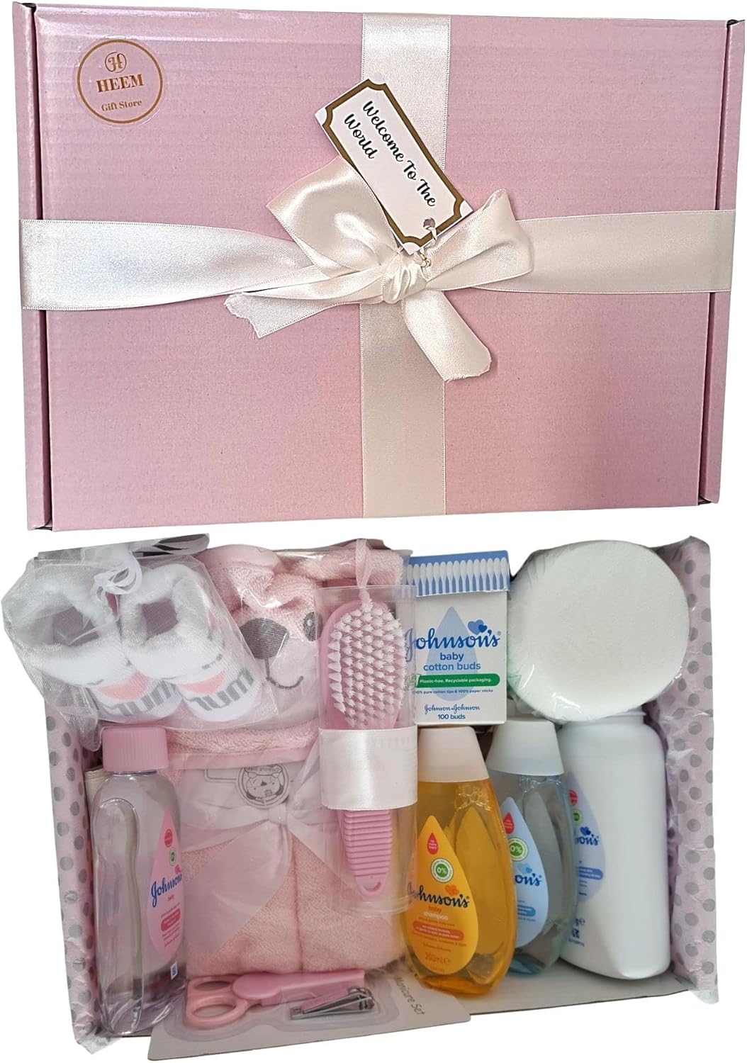Newborn Baby Gift Set Box Baby Shower Gifts Hamper Contains 10pcs