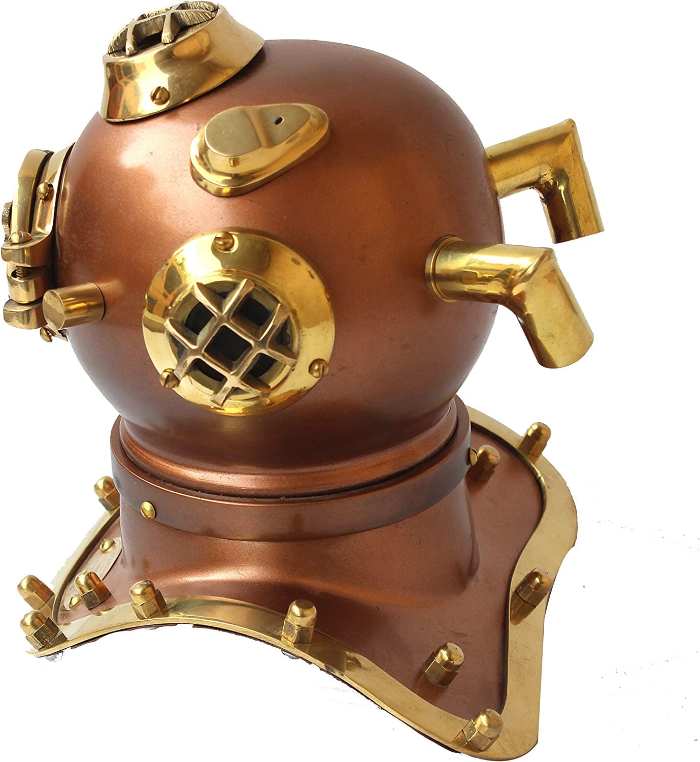 Náutico Mini Casco de Buceo Marino US Marina V Mark Casco de Buceo Antiguo Casco de Buceo Vintage Casco de Buceo Pequeño Casco de Buceo