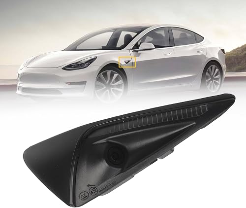Dasbecan Front Fender Camera Compatible with Tesla Model 3 2017-2023
