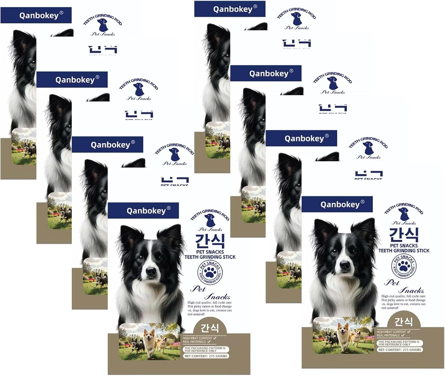 Dental Chews for Dogs, Mint-Flavored, Fights Bad Breath, Removes Plaque and Tartar, 25-50 lbs, 35 Count (8BOX)