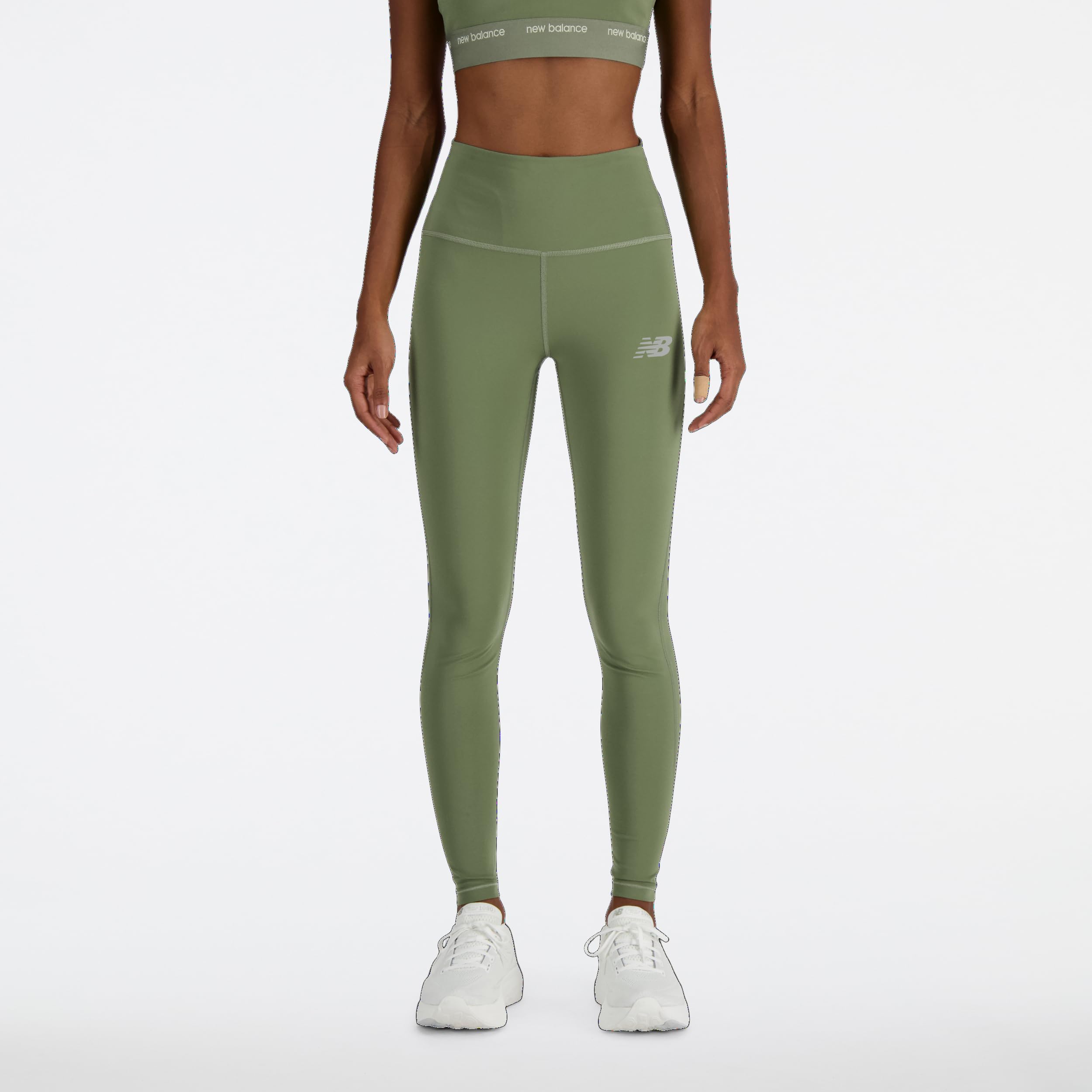 New Balance Nb Sleek High Rise Legging 27" - Leginsy Kobiety