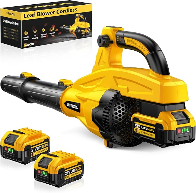 LITEKON Cordless Leaf Blower: Efficient Outdoor Cleaning Solution