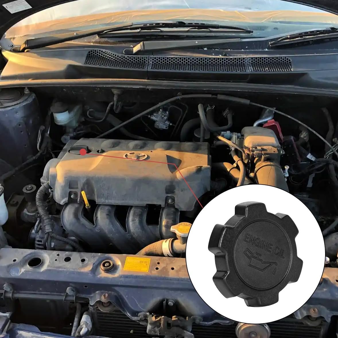 1pcs Auto Oil Filler Cap Assembly OE: 1218055010/1218013030