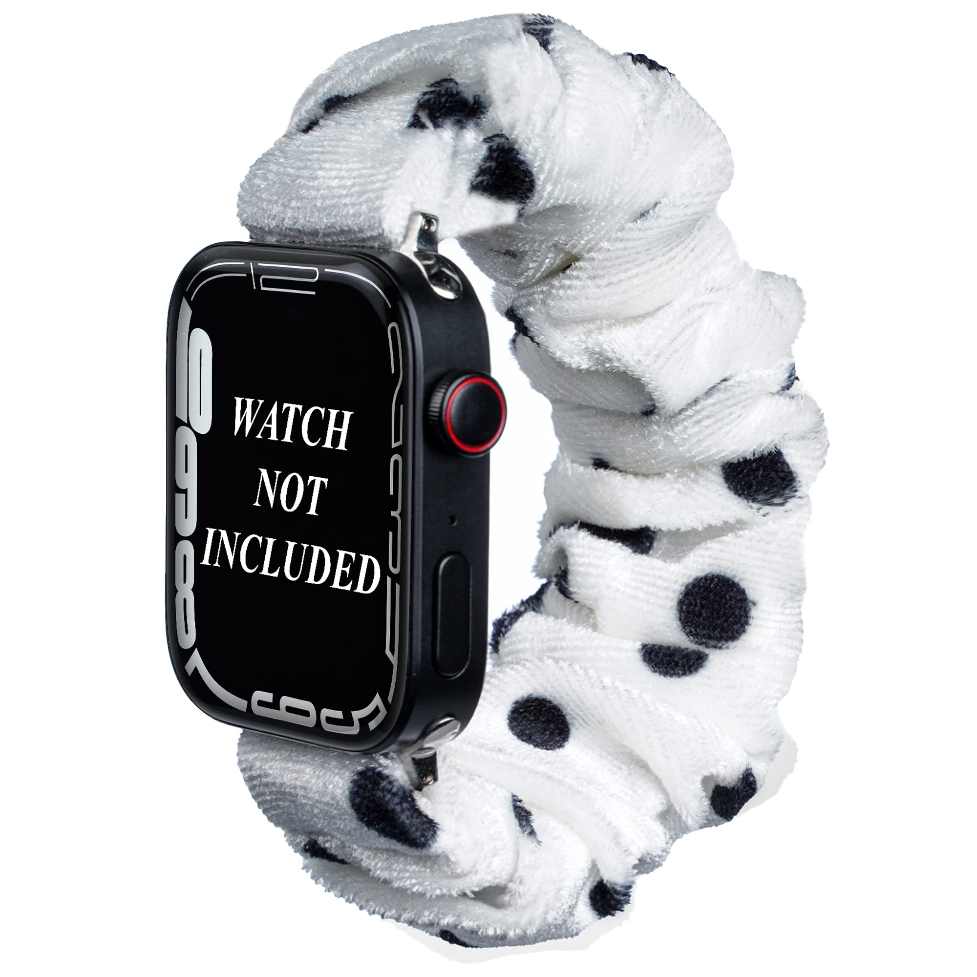 WHOISSHE Scrunchie Watch Band for Women Compatible with Apple Watch Band  Elastic Bracelet Apple Watch Strap- iwatch Band Series SE