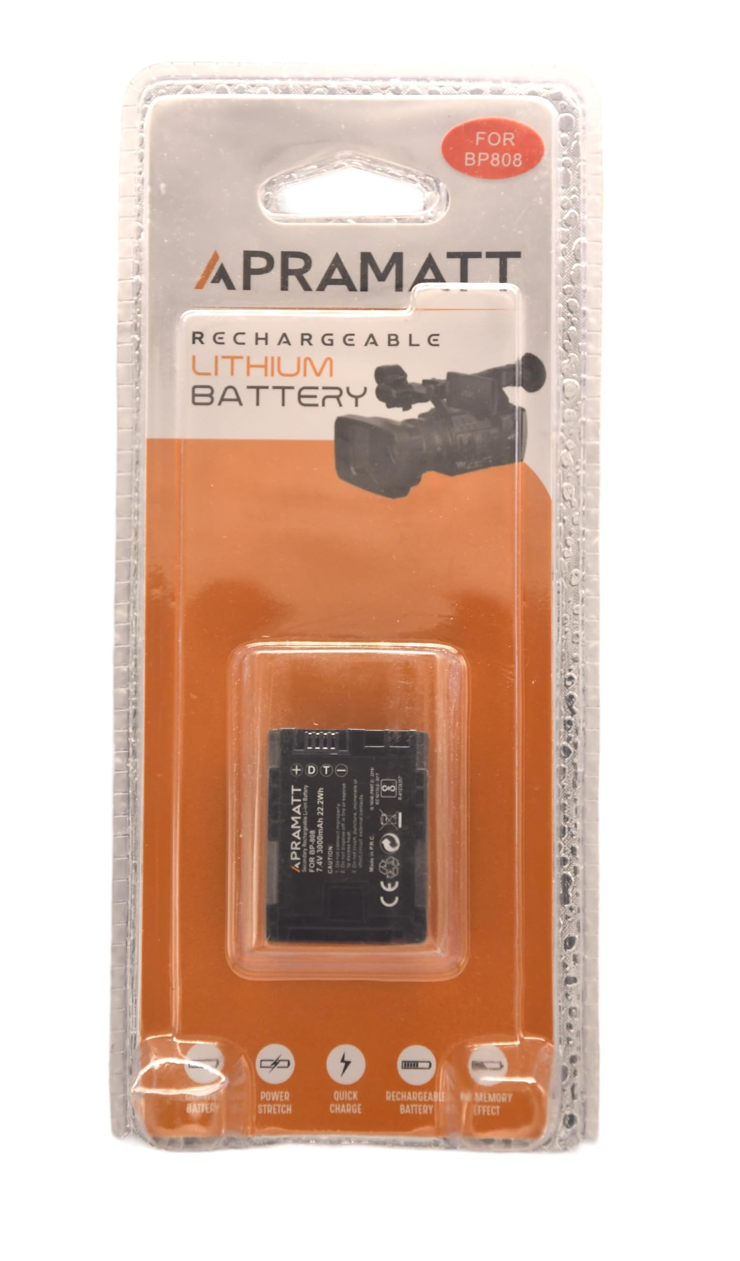 APRAMATT DC BP808 3000 mAh Battery for Canon Camera (B0D8YSWTLV) Amazon Price History, Amazon Price Tracker
