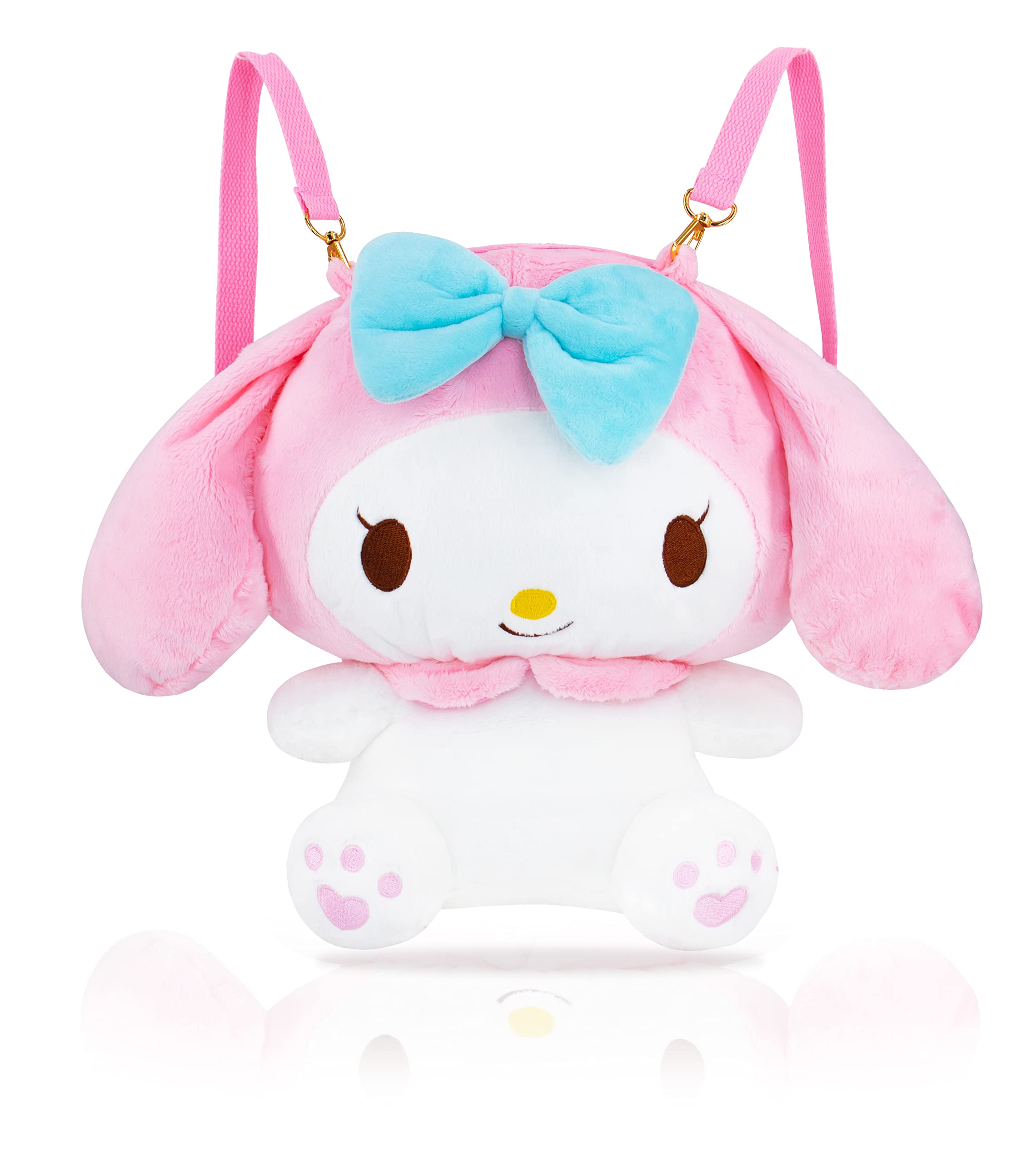 Roffatide Anime Cartoon Plush Doll Mochila Kawaii Lolita JK Girls Bag Regalos de cumpleaños