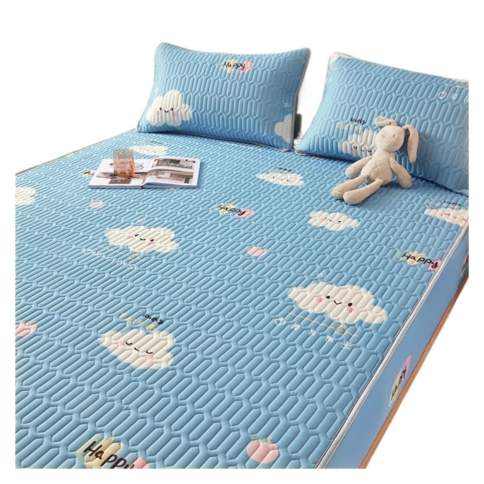 Matelas D'Été en Soie Glacée Tapis d'été épais for lit