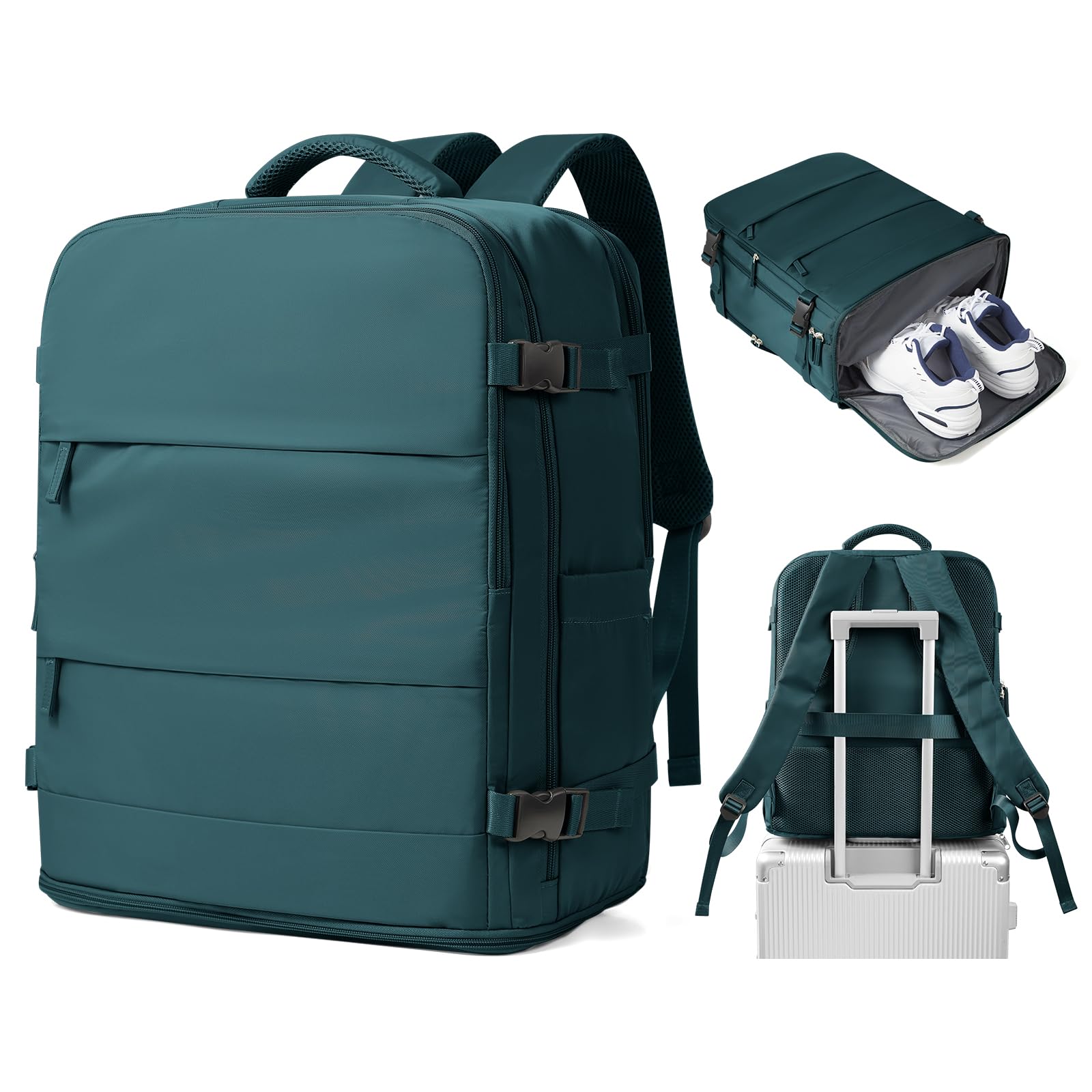 SZSYCN Vacuum Backpack Travel Bag With Pump Ryanair Cabin Bags 40x30x20 Underseat Ryan Air Hand Luggage 40 x 20 x 25 Carry On Baggage For Flights Backpack With Compression System — view 23