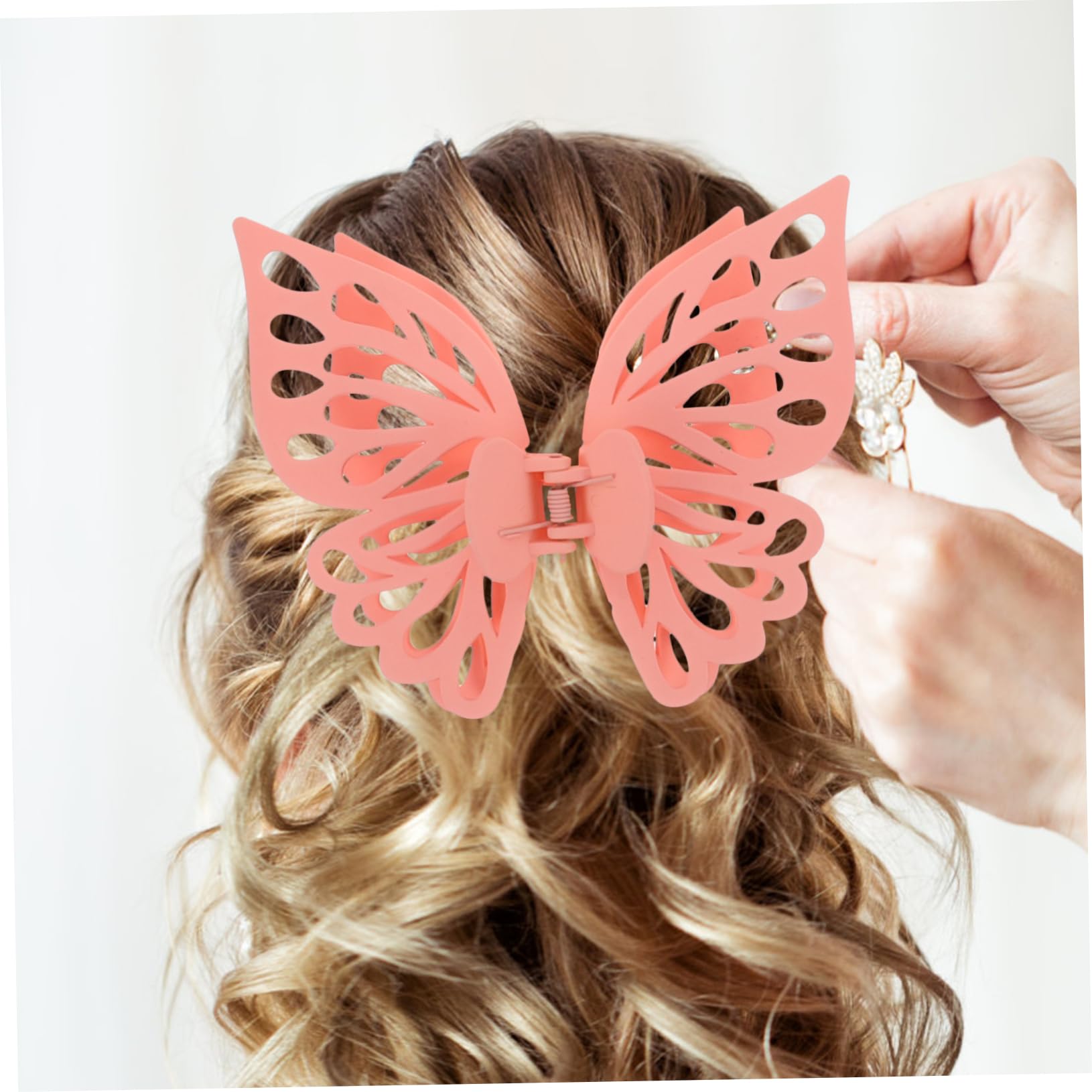 8 Stück Große Schmetterling Haarspangen Damen Lange Haarclips Mit Festem Halt Metallfeder Haarklammern Für Dickes Und Langes Haar Vielseitig Für Alltag Und Sport