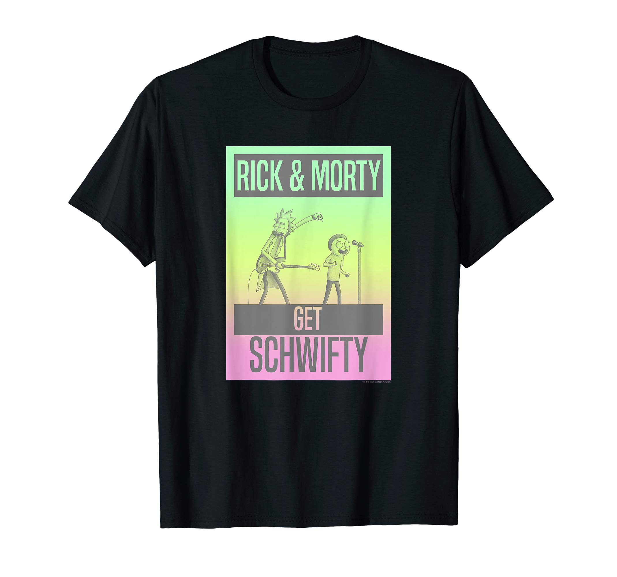 RICK AND MORTYGet Schwifty Ombre T-ShirtOEKO-TEX STANDARD 100