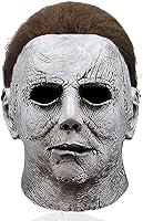 Vista 8 de Máscara de Michael Myers, máscara de Halloween para fiesta de disfraces, disfraz de Michael Myers