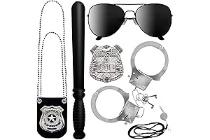 Conjunto de juguetes de simulación policial de 6 piezas